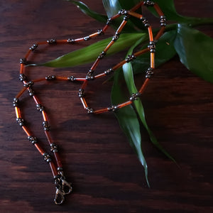 Temple Tree Lost Circuitry Beadwoven Lanyard with Rivets - trAnsist0r 38v1