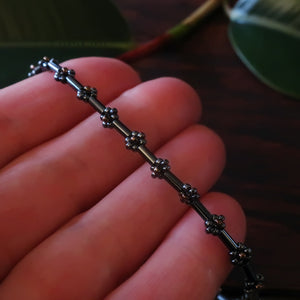 Temple Tree Curio Weave Beaded Bugle Bracelet - Your Choice of Color