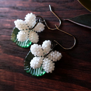 Heart in Hawaii Plumeria Flowers and Tropical Leaves - Opaque White